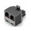 77042-01 - Plantronics - Telephone Jack Splitter - modular t adapter