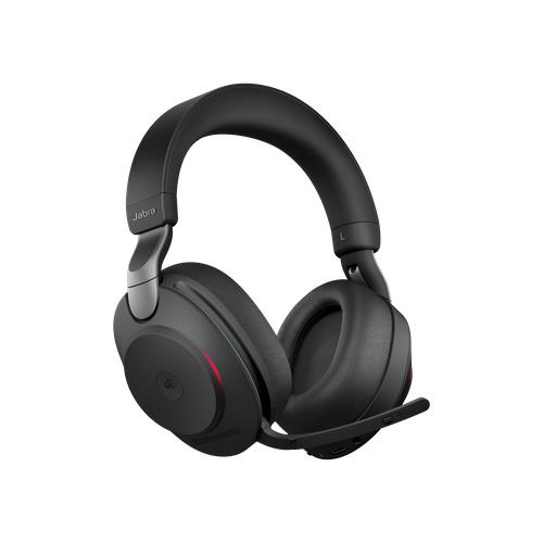 Jabra Evolve 2 85 Wireless Headset Link 380a MS Stereo - Black