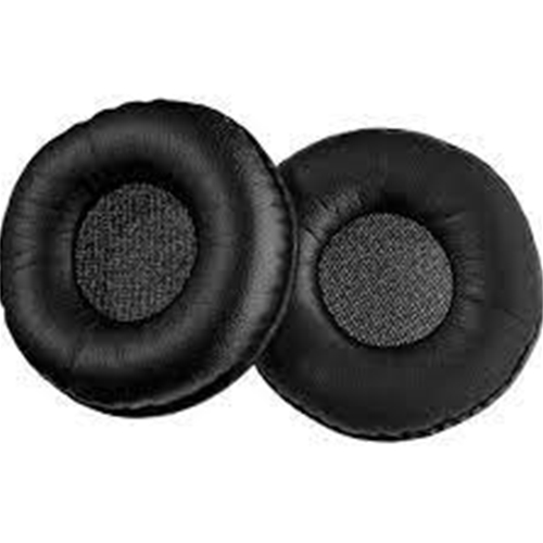 EPOS Leatherette Ear Pads - 2 Piece - Black - Leatherette - Large