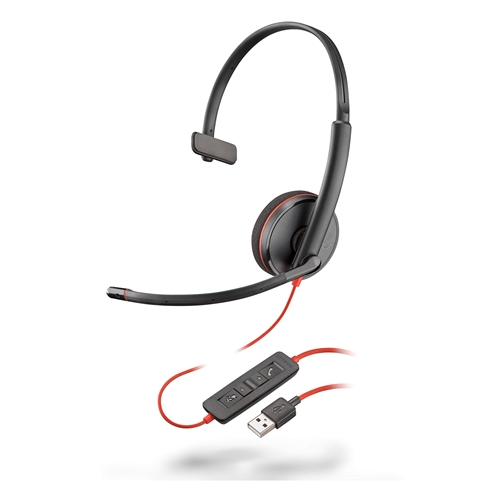 HP Poly Blackwire 3215 Monaural USB-A Headset (Bulk)